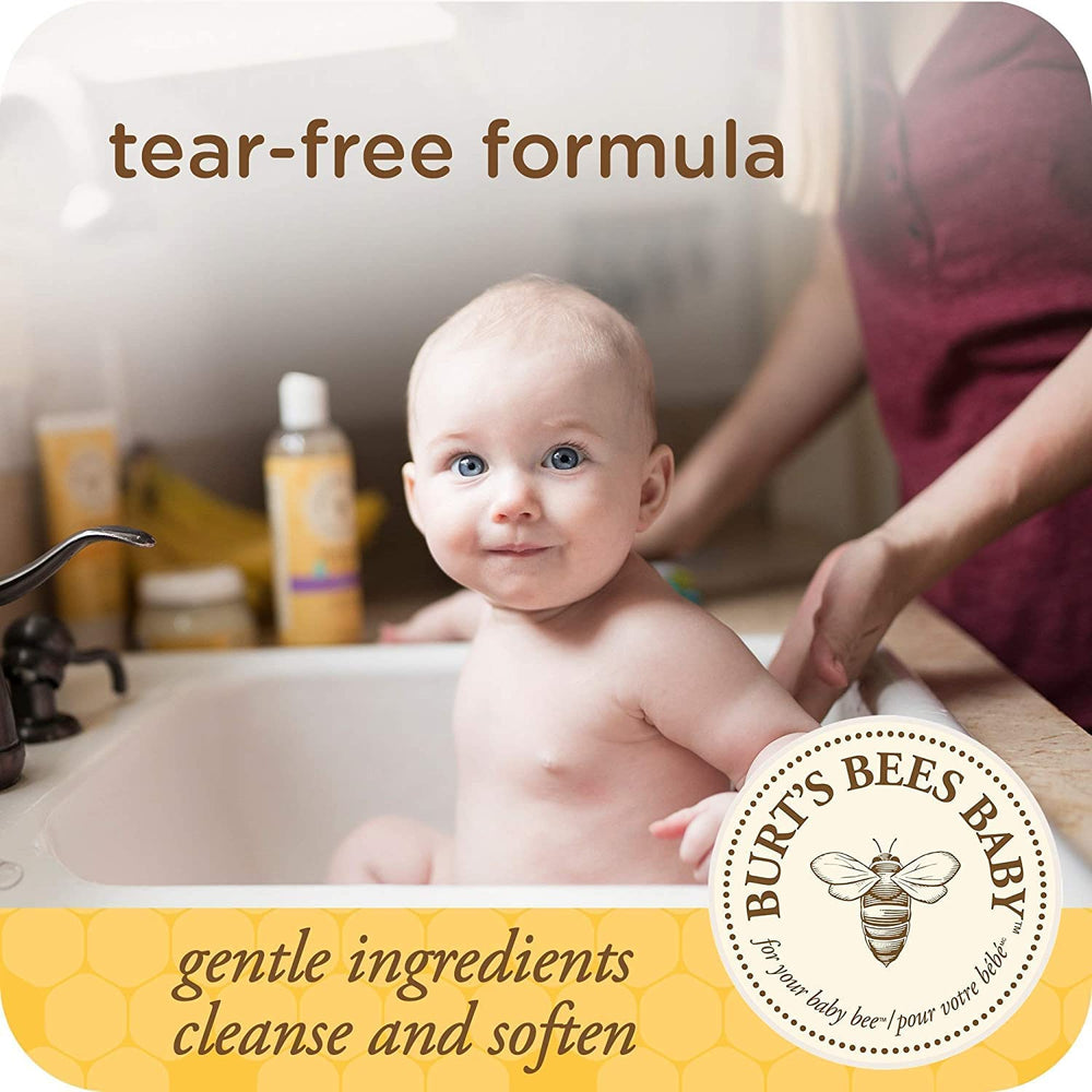 Plant-based cleansing formula with soy proteins for Burt's Bees Baby Bee Wash