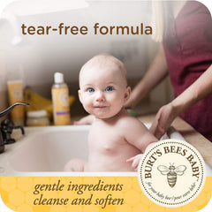 Plant-based cleansing formula with soy proteins for Burt's Bees Baby Bee Wash