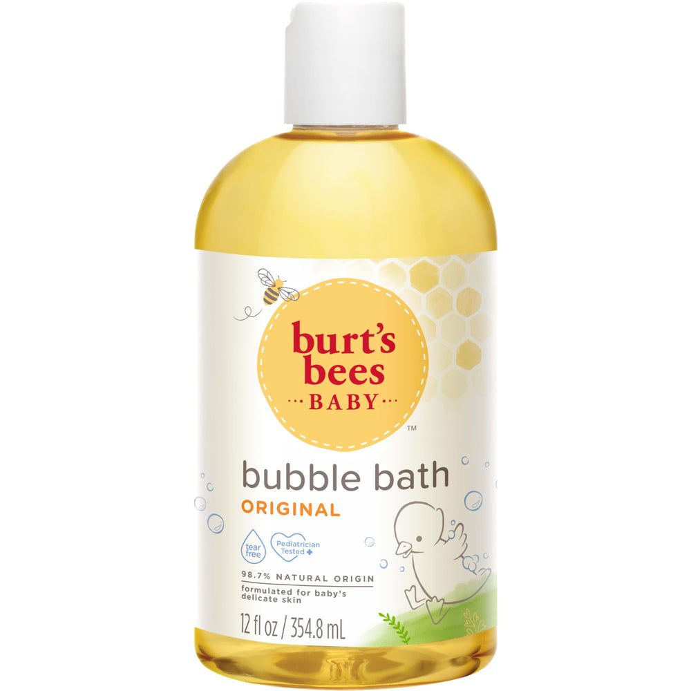 Pediatrician tested seal on Burt’s Bees Baby Bubble Bath