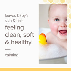 Baby bath time with Burt's Bees Shampoo & Wash Calming