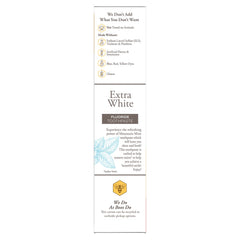 Not tested on animals claim on Burt's Bees toothpaste packaging