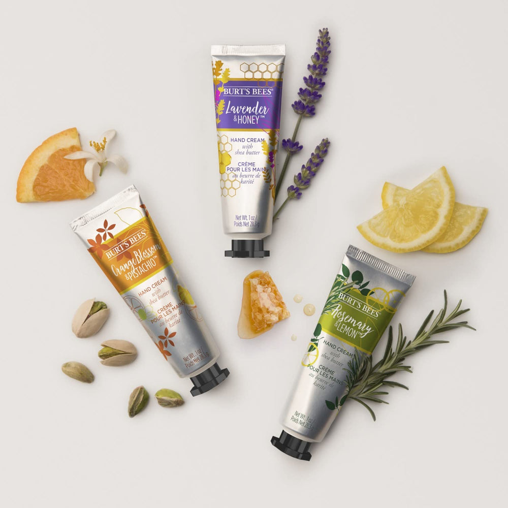 Luxurious but light Burt's Bees hand cream texture glides on smoothly.