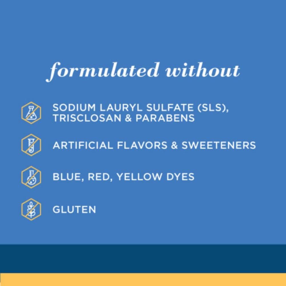Pack of Burt's Bees Complete Multi-Care toothpaste tubes