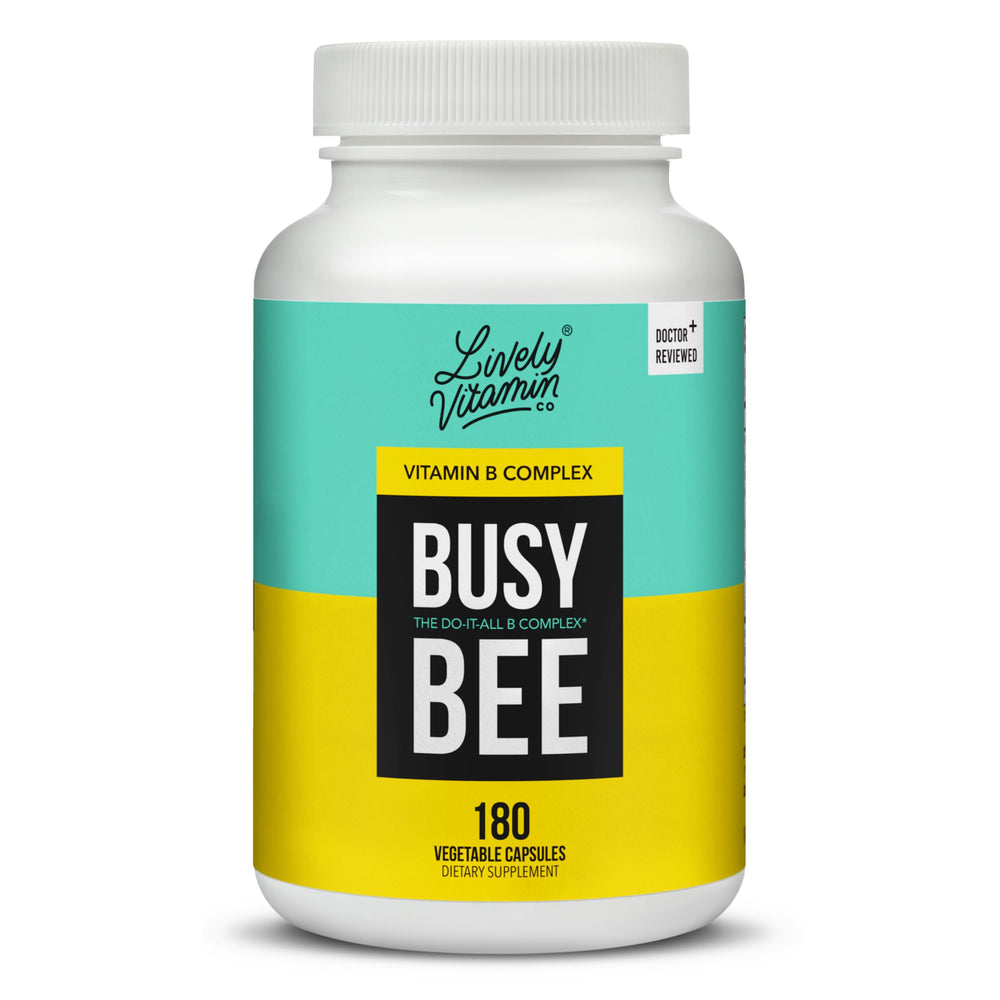 Busy Bee Vitamin B Complex bottle front view