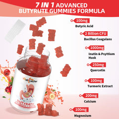 Illustration of prebiotic fibers inulin and psyllium husk