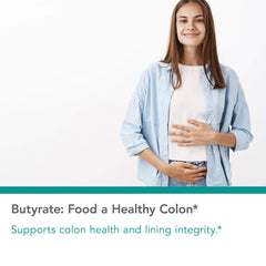 Butyrate molecule depiction for gut health