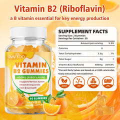 BVIVLOO Vitamin B2 Gummies bottle