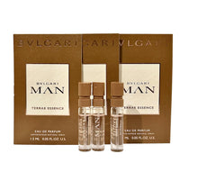 BVLGARI Man Terrae Essence vial front view for quick fragrance previews