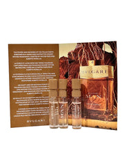 BVLGARI Man Terrae Essence vial packaging shot, portable tester for fragrance exploration