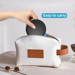 Denture cup with built-in drainage basket for quick drying