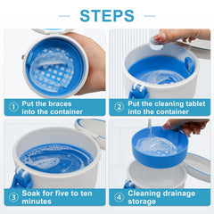 Built-in drainage basket for quick drying
