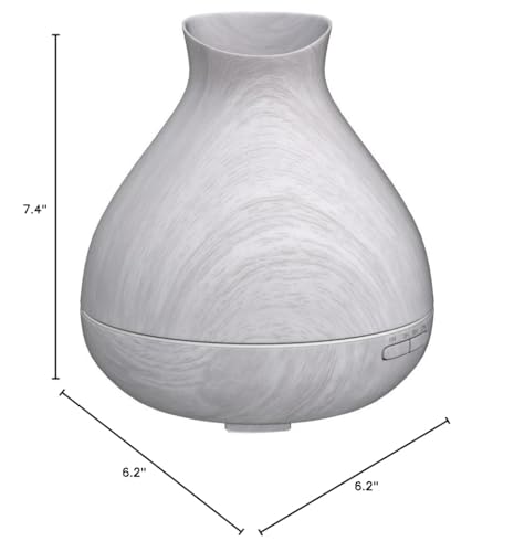 Diffuser displaying 7 color LED lights