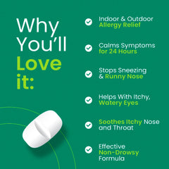 C'rcle cetirizine 10mg tablet bottle for convenient daily use