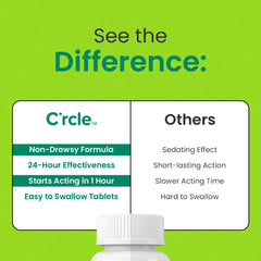 C'rcle cetirizine 365-count bottle highlights long-term value