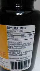 Close-up of C-Tab Vitamin C 1000 mg tablet bottle and packaging