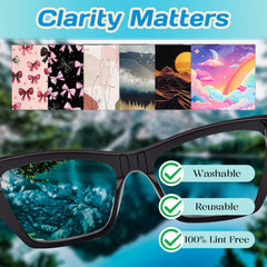 Soft microfiber surface for lint-free lens cleaning close-up