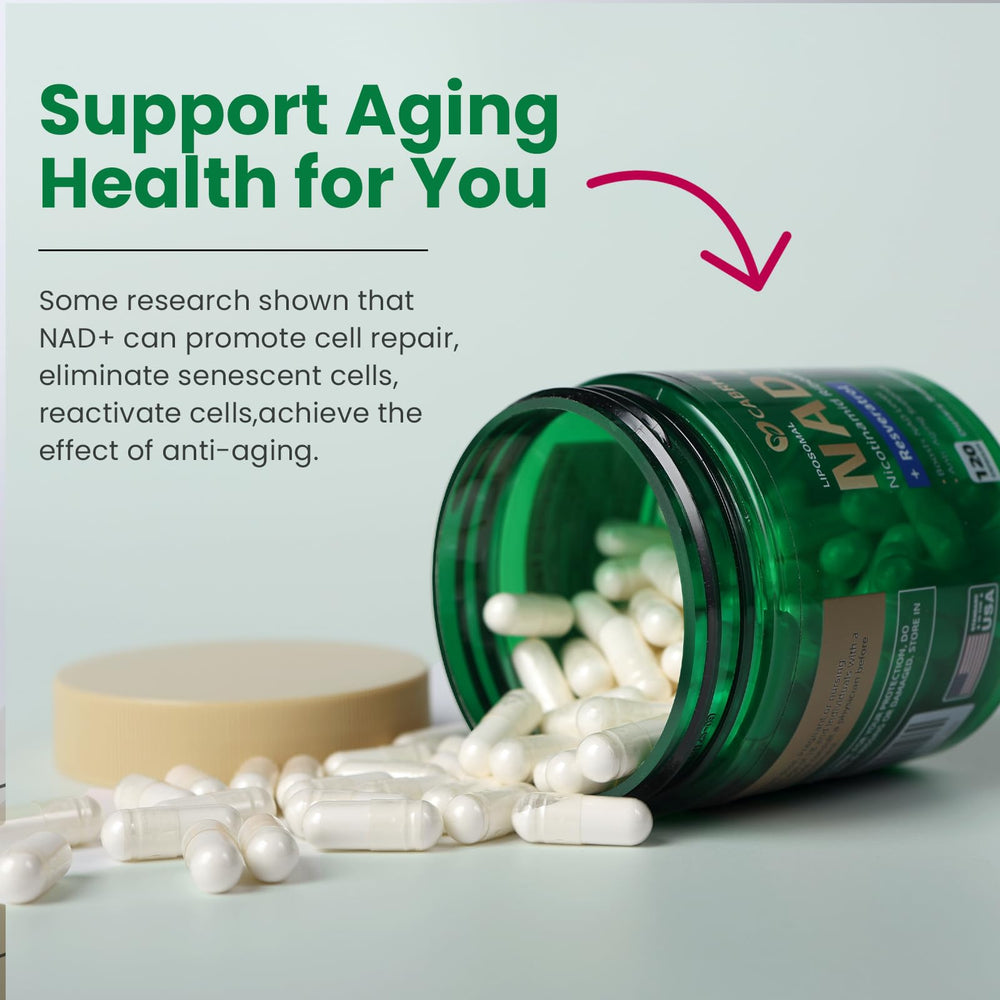 GMP-certified and non-GMO CABRHEART NAD+ bottle