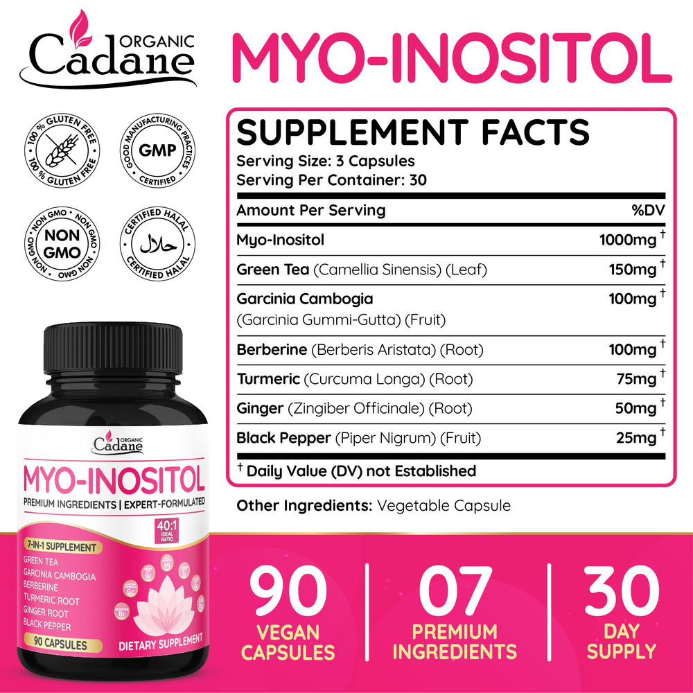 Close-up of ingredients highlighting Garcinia Cambogia, Berberine, Turmeric, Ginger, and Black Pepper