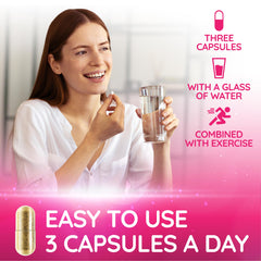 90 capsules per bottle indicating a 30-day supply