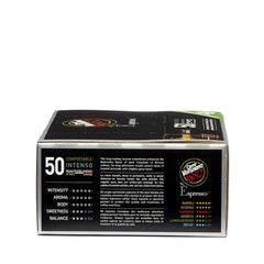 Compostable espresso capsules arrangement