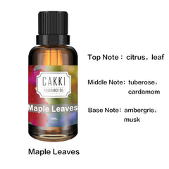 CAKKI Maple Leave fragrance oil 50ml amber bottle for diffusers