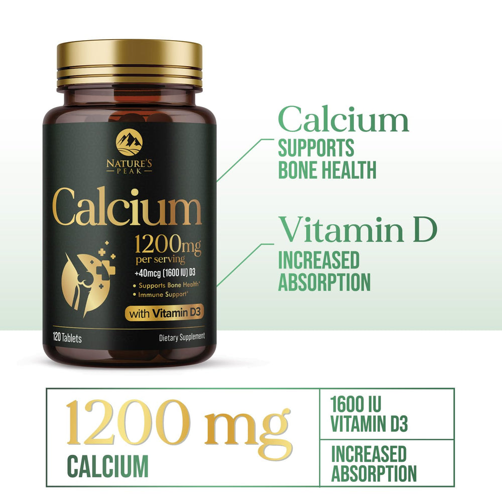 Calcium 1200 mg with Vitamin D3 tablets