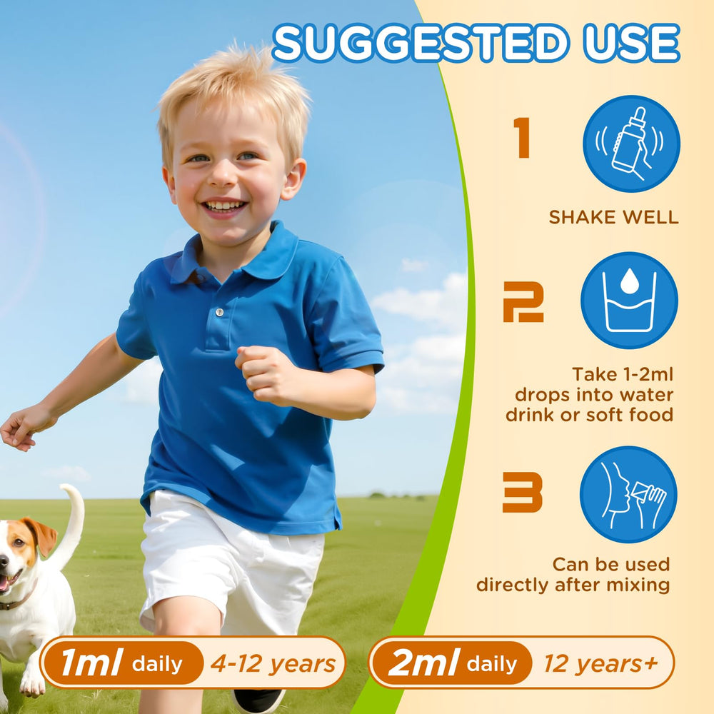 Illustration of calcium absorption for children's bones