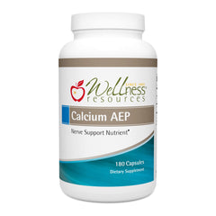 Bottle of Wellness Resources Calcium AEP - 180 capsules