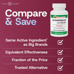 Calcium bone health support from GeriCare probiotic supplement