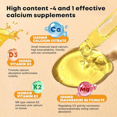 Supplement facts highlighting Vitamin D3 and Magnesium Citrate