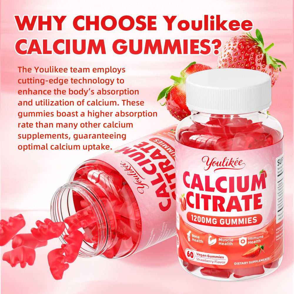 Gummies arranged to highlight bone, muscle and immune support
