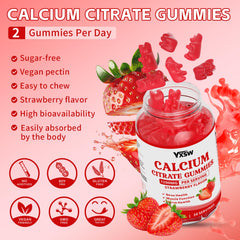 Packaging of Calcium Citrate Gummies 60 count