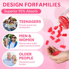 Adults and kids taking calcium citrate gummy
