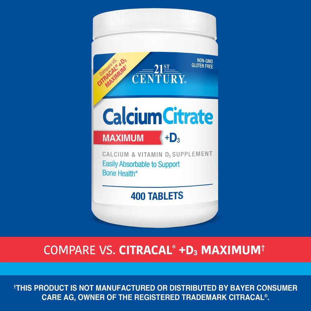 Close-up of calcium citrate tablets