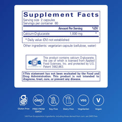Calcium-D-Glucarate capsules close-up