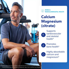 Close-up of magnesium citrate capsules