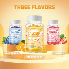 60-count bottle of orange-flavored gummies