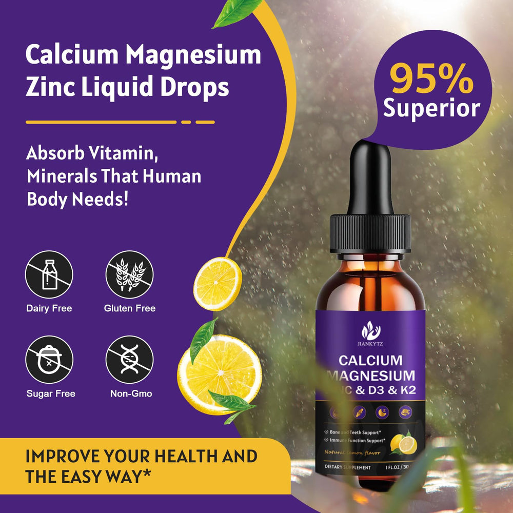 Two-pack lemon-flavored liquid drops bottles on display