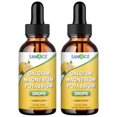 Calcium Potassium Magnesium Liquid Drops bottle with dropper