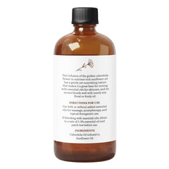 Calendula Oil product bottle with sunflower infusion