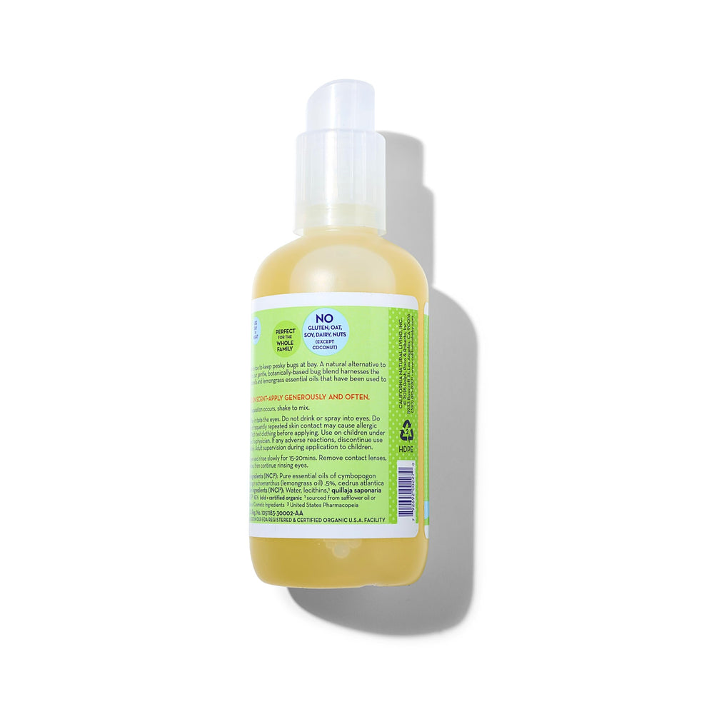 Kids using California Baby bug spray safely during outdoor activity