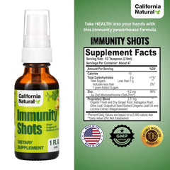 Bottle label showing organic ingredients