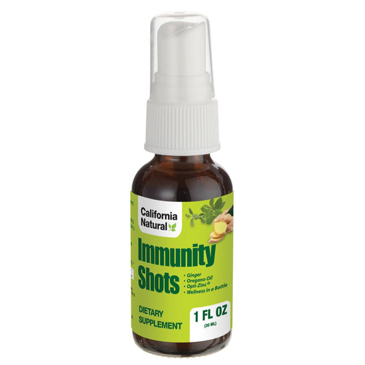 California Natural Immunity Shots 1oz bottle front view