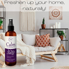 Calm Aromatherapy Mist used as a room and linen spray