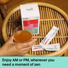 L-Theanine included in Calm Drink Mix for mood support