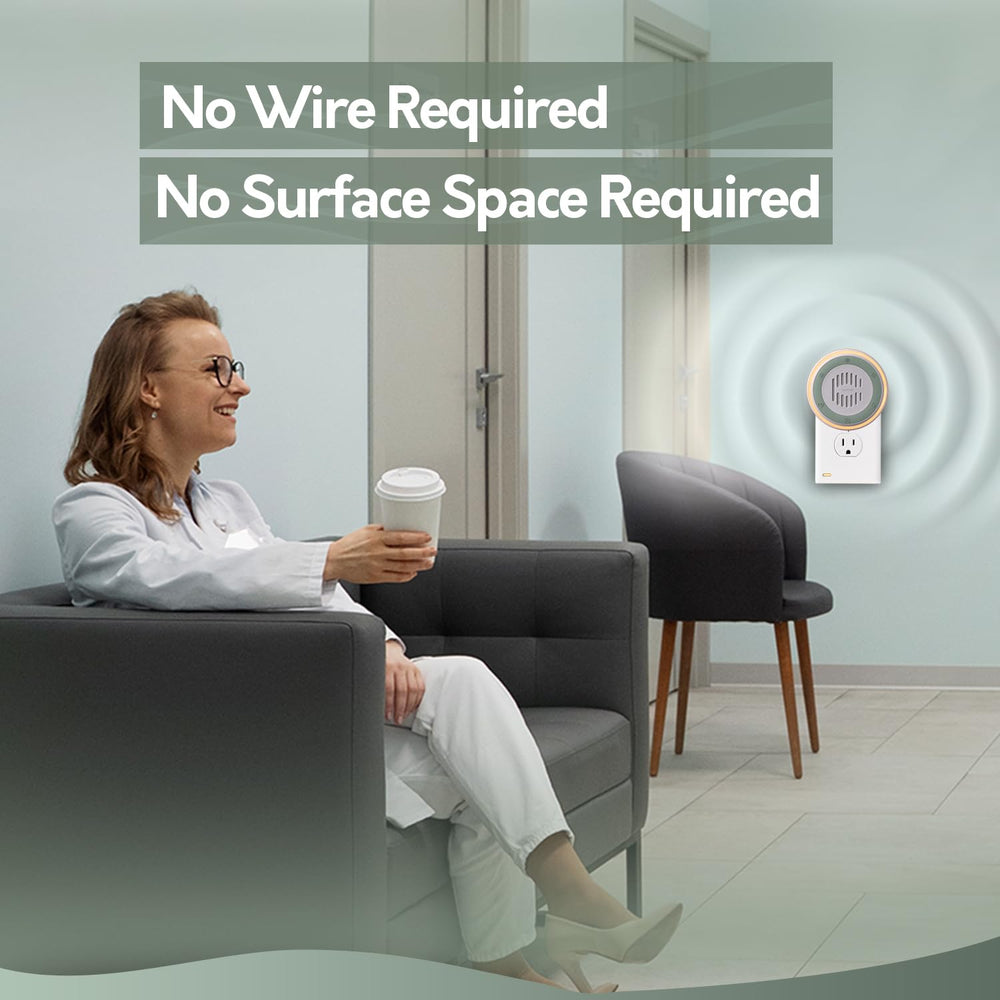 Calm Me office privacy use—mask conversations in busy workspaces.