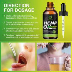 Calm relaxation and sleep support with hemp oil