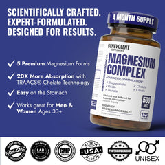 Calm, sleep support, and leg cramps relief with magnesium