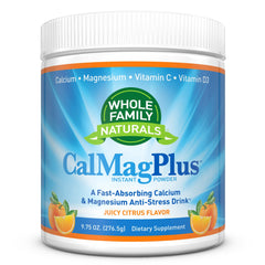 CalMag Plus box and bottle with orange-tangerine flavor