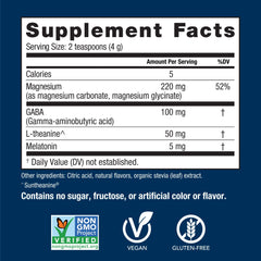 Organic wildberry flavor with stevia sweetness